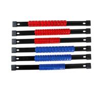 Homoyoyo Organisateur de Douilles Portable Rails pour Boîte à Outils en Plastique et Fer, 6 Pièces Clips à Billes 1/4, 3/8 et 1/2, Rangement pour Mécaniciens