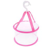 Homoyoyo Panier Rose Filet pour Aéré Maquillage Pinceaux Tissu en Séchage Compact Accessoire pour Sécher Outils Cosmétiques en Famille