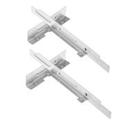 Homoyoyo Pare-Vent Magnétique en Acier Inoxydable Argenté 35x3,5x2 Cm pour Plancha Plate, Surface Mate, Installation Rapide, Stabilité Flamme pour Barbecue en Camping ou Balcon