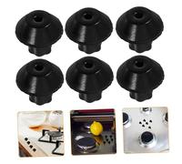 Homoyoyo Pieds en Caoutchouc Antidérapants Supports Robustes Lot de 16 Patins de Brûleur Noirs Ajoutant Hauteur pour Cuisinière à Gaz pour Poêle à Gaz