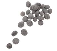 Homoyoyo Pierres de Lave Noires pour Sauna Portable 1kg Composition Minérale Riche et Compatibilité, Accessoires Sauna Extérieur Efficaces