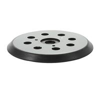 Homoyoyo Plateau de Ponçage Métallique Noir à 8 Trous pour Ponceuse Multifonction, Aluminium Solide Aspiration de Poussière, pour Travaux Automobiles et Plastiques