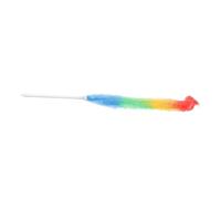 Homoyoyo Plumeau Outil Multifonction avec Manche Ergonomique en Plastique et Fourrure pour Nettoyage Maison pour Dépoussiérage des Meubles et Climatisation
