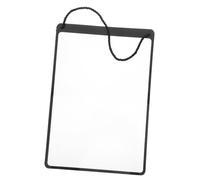 Homoyoyo Porte-affiches Support de Panneau A4 Noir Suspendu en Plastique pour Affichage Professionnel pour Supermarché et Événement Promotionnel