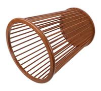 Homoyoyo Poubelle en Bambou Polyvalente Cuisine et Salle de Bains, Corbeille à Papier Solide au Design Créatif et Moderne, pour Maison et Bureau