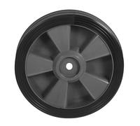 Homoyoyo Roues de Chariot Utilitaire en Caoutchouc Noir pour Barbecue, Mobilité Facile et Réutilisable, pour Grillades en Plein Air et Pique-niques