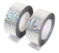 Homoyoyo Ruban Réfléchissant en Pet pour Effrayer Oiseaux, 2 Rouleaux, pour Jardin et Arbre, Dispositif Oiseaux
