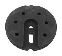 Homoyoyo Socle de Lampe Lesté en Plastique Noir, Base Circulaire de 15x15x2 Cm, Robuste et Compatible Plupart des Lampadaires à Pied pour Usage Intérieur et Extérieur