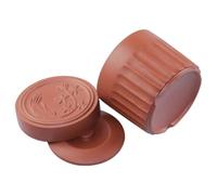 Homoyoyo Tasse à Ragoût Bol à Ragoût en Terre Violette Marron Double Couvercle, pour Aliments, Servir du Yaourt et Décoration
