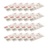 Homoyoyo Tatouages Temporaires Drapeau Mexicain 20 Pcs Autocollants Visage Étanches Hypoallergéniques pour Fête D’Indépendance Événements Sportifs et Maquillage Facial Garçon et Filles