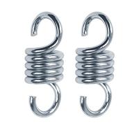 HOMPER 2 pièces Ressort de Hamac Crochets de Suspension | pour Chaises de Porche Balançoires à Suspendre Siège Sac de Sable Box, Capacité de Charge 300 KG