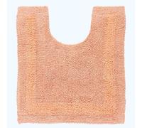 HOMSCAPES Tapis WC et lavabo 50x55 cm, Tapis de Bain Pêche en Coton