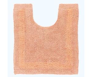 HOMSCAPES Tapis WC et lavabo 50x55 cm, Tapis de Bain Pêche en Coton