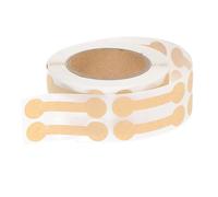 HOMSFOU 1 Rouleau autocollants d'étiquette de Pratique collier étiqueter autocollants vierges de prix de bijoux BIJOURS PRIX TAGS Stickers étiquettes de prix papier kraft Kaki