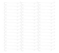 HOMSFOU 100 Pièces Crochet de Support en Plastique pour Plantes et Légumes, Pince à Lier la Vigne Stable et Réutilisable pour Jardin et Culture en Extérieur