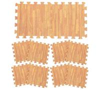 HOMSFOU 12pièces Lot de Dalles Mousse pour Tapis de Jeu Garçon Fille Type Puzzle Solide et Confortable