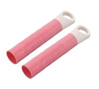 HOMSFOU 2 Pièces Poignée de Remplacement pour Manche de Balai, Plastique | Manchon Robuste, Prise Confortable et Contrôle Accru, pour Ménage Domestique, Balai et Vadrouille