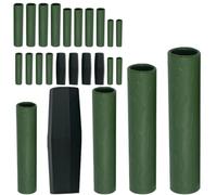 HOMSFOU 25 Pièces Connecteur de Tuteur pour Plantes Grimpantes, Tube Fixe | Usage Jardinage Extérieur, Raccord pour Plantes Grimpantes et Plantes, Pièce de Support, Couleur Verte, Plastique