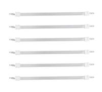 HOMSFOU 6 Pièces Tube Infrarouge à Quartz pour Chauffage D'appoint Intérieur, Élément Chauffant Tubulaire en Quartz et Céramique, Compatible Universellement pour Chauffage Sûr et Uniforme