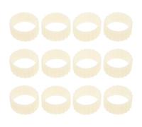 HOMSFOU Anneaux de Fixation 20 Pièces en Silicone pour Bougies Coniques | Inserts pour Socles, Maintien Stable et Réutilisable, Usage Maison et Tables de Banquet
