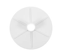 HOMSFOU Blanc, Plaque de Recouvrement pour Skimmer ABS | Installation Facile, Finition Blanche Élégante, Aspect Propre et Sophistiqué, Compatible Skimmer Enterré
