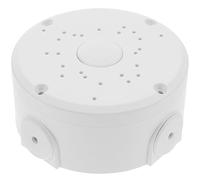 HOMSFOU Boîte De Jonction Étanche Extérieure en Plastique 12 X 12 X 5.2 cm | Protection Extérieure, Boîtier Blanc, 1 Pièce, Pour Connexion Électrique Et Rangement De Câbles Secs Et Sécurisés,