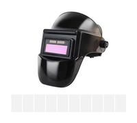 HOMSFOU Casque De Soudage Automatique À Assombrissement LCD avec 10 Feuilles De Protection Masque De Soudeur Léger Et Confortable pour Bricolage Et Travail De Soudage