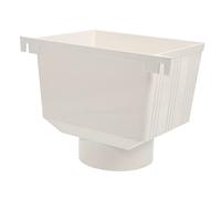 HOMSFOU Collecteur Eau de Pluie en Pvc pour Tuyau de Gouttière, Entonnoir de Canalisation Facile à Installer, Déviateur D'eau de Pluie pour Système de Collecte