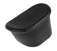 HOMSFOU Coussin Repose-nuque Noir en Pvc pour Shampoing, Appui-tête Confortable et Polyvalent Design Élégant, pour Accessoires Salle de Bain