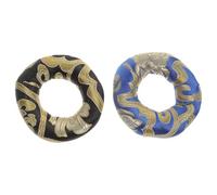 HOMSFOU Coussinet pour Bol Tibétain en Tissu Coton Léger et Portable, Lot de 2 Pièces pour Bols Chantants Bouddhistes, pour Contemplation et Rituels Spirituels Couleur Couleur Aléatoire