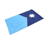 HOMSFOU Drapeau Résistant du Polyester Pongee en L'état Minnesota de la Décoloration Ornement Festif Champêtre Décoration de Jardin pour Intérieur et Espace Extérieur