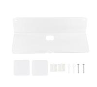 HOMSFOU Étagère Murale Décorative Présentoir pour Chambre en Acrylique Transparente, sans Perçage, Légère, Imperméable, pour Chambre et Salle de Bains