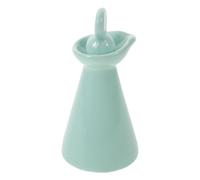 HOMSFOU Flacon Compte-gouttes en Céramique 70 Ml Lake Blue, Récipient Vintage pour Huiles Essentielles, Mini Pot Cosmétique Précis, Pot de Voyage Spa Adapté aux Soins Aromathérapie