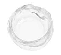 HOMSFOU Gobelet D'eau en Verre Transparent de Style Japonerie, Base Stable | Design Simple et Raffiné, pour Bière, Yaourt ou Service de Table au Restaurant, Adapté aux Amateurs de Thé