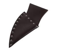 HOMSFOU Housse de Hache en PU Légère et Marron Manchon de Protection Haute Visibilité pour Lame de Hache de Camping, pour Activités Extérieures