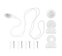 HOMSFOU Kit D’Accessoires de Réparation de Stores Enrouleurs 25mm, Blanc | Pièces Détachées en Plastique, Support Mural Solide, pour Tubes et Stores de Fenêtre, Lot Utile