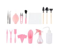 HOMSFOU Kit D'outils de Plantation Outils de Transplantation en Pot Mini pour Succulentes, Rose, Plastique, Bois et Fer, pour Plantation et Rempotage Intérieur Couleur Couleur Aléatoire