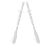 HOMSFOU Lot de 2 Mèches en Fil de Coton pour Lampe à Huile, Tube en Verre, Mèche de Lanterne Adaptée pour Bougies et Lampes à Pétrole, Accessoires pour Usage Intérieur et Extérieur