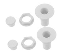 HOMSFOU Lot De 2 Sets De Bouchons De Vidange Fileté En Plastique Étanche Pour Congélateur, Prise Du Refroidisseur Compatible Multimarques, Accessoires Pour Évacuation Réfrigérateur, Usage Ménager