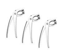 HOMSFOU Lot de 3 Pinces à Vaisselle en Alliage D'aluminium, Antidérapantes et Résistantes Chaleur, pour Saisir Plaques Chauffe-plat Cuisine