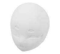 HOMSFOU Masque Blanc de Bal Masqué en Pvc Léger et Polyvalent de Renard, pour Performances et Loisirs Créatifs DIY
