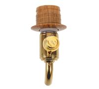 HOMSFOU Robinet Verseur D'eau en Bois pour Tonneau à Vin, Accessoire Vintage Bouchon en Bois, Facile D'entretien, pour Bars à Domicile et Fêtes en Plein Air