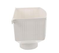 HOMSFOU Seau de pluie en PVC rallonge de pluviale extension de de gouttière gouttiere pvc gouttière pvc entonnoirs filtre évacuation des eaux pluviales barils de pluie