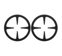 HOMSFOU Supports en Fer Noir Design Innovant Antidérapant Lot de 2 pour Cafetière et Brûleur à Gaz pour Préparation de Café à Domicile Cuisine