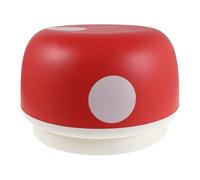 HOMSFOU Tabouret Mignon de Champignon Rouge pour Garçon et Filles, Léger et Facile à Nettoyer, pour Chambre et Salle de Chaussures