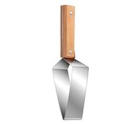 HOMSFOU Trancheuse à Pastèque en Acier Inoxydable Portable, Coupe-fruits Multi-usage Lame en Bois pour Restaurant et Hôtel, Découpe Uniforme et Pratique