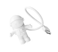 HOMSFOU Veilleuse Astronaute Enfant Lampe Usb Led Flexible Pour Ordinateur Portable Et pc Lumière D’Appoint Compacte Pour Lecture Au Lit Camping Et Cadeau