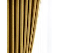 Homxi Rideaux 2 Pièces Rideaux Opaques Séjour,2 x 102W x 244H CM,Rideaux Chambre Occultant Jaune Couleur Unie Rideau Chambre Oeillets