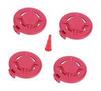 Homyl Ensemble de 4 Bouchons pour Bouteilles de Butane, Installation Facile, Professionnel, Léger, Pièce de Rechange, Portable, Rouge