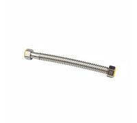 Homyl Flexible Connecteur Tube en Acier Inoxydable Ondulé Tuyau de Raccordement d'Arrivée d'Eau Conduit Malléable Anti-fuite Flexible Renforcé Adapté à Montage Sanitaire, 1,2 M
